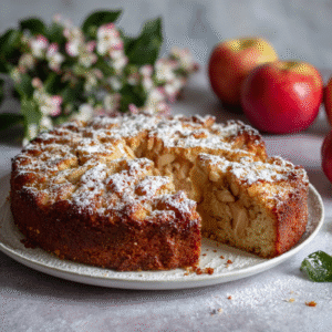 Easiest Ever Moist Apple Cake