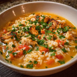 Italian Chicken and Rice Stew