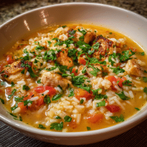 Italian Chicken and Rice Stew