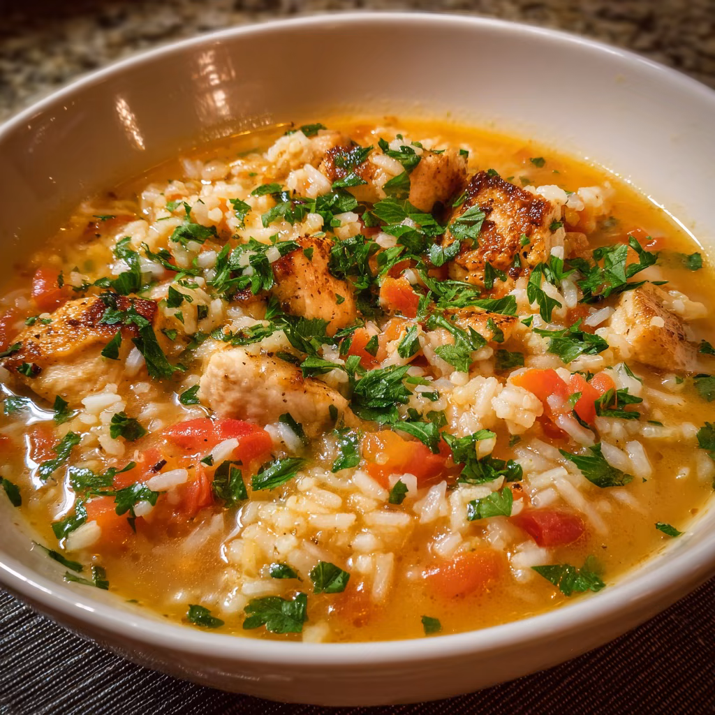 Italian Chicken and Rice Stew
