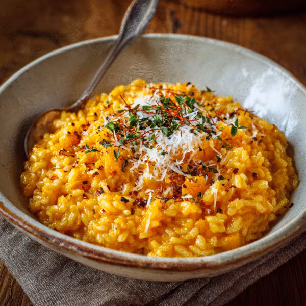 Saffron Butternut Risotto
