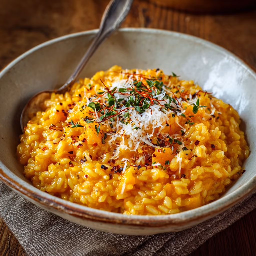 Saffron Butternut Risotto