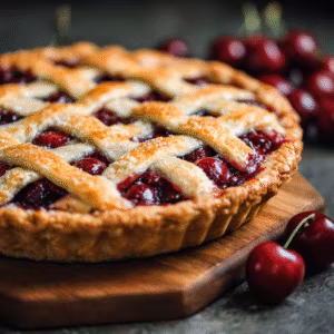 Vanilla Cherry Pie