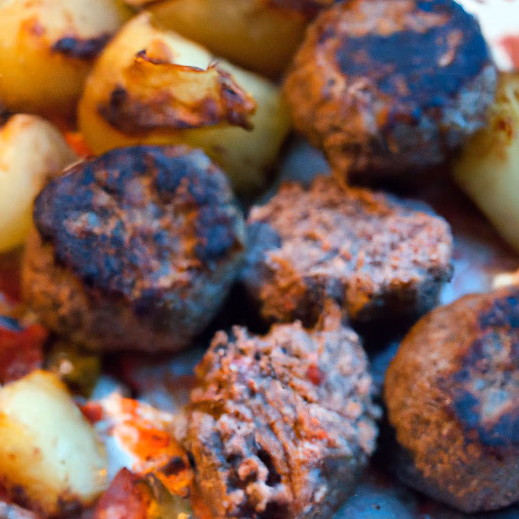 Spiced Hamburger Baby Potatoes