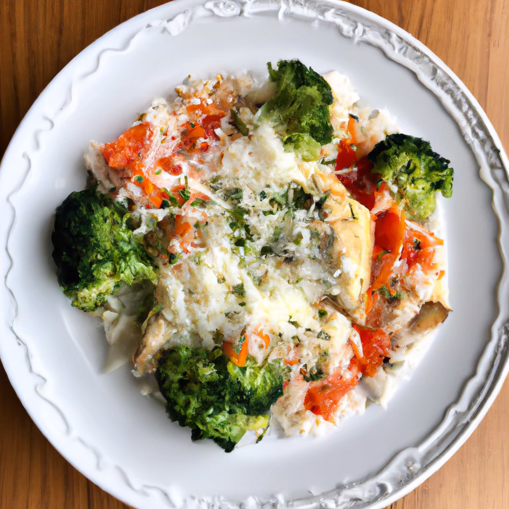 Cheesy Chicken and Broccoli Rice Bowl