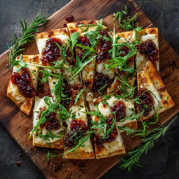 Brie and Fig Flatbread