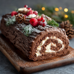 Chocolate Yule Log