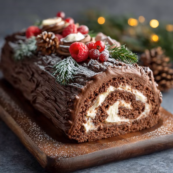 Chocolate Yule Log