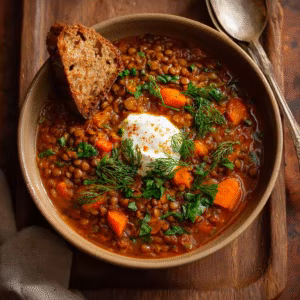 Cozy Lentil and Carrot Stew