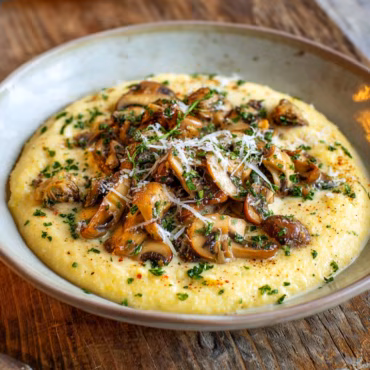 Creamy Mushroom Polenta