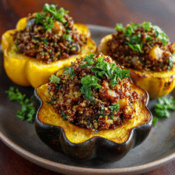Stuffed Acorn Squash with Quinoa