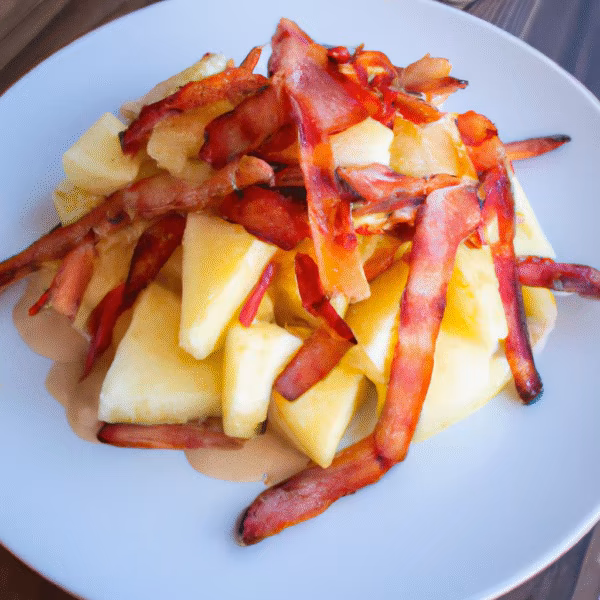 Pineapple Bacon Apple Salad