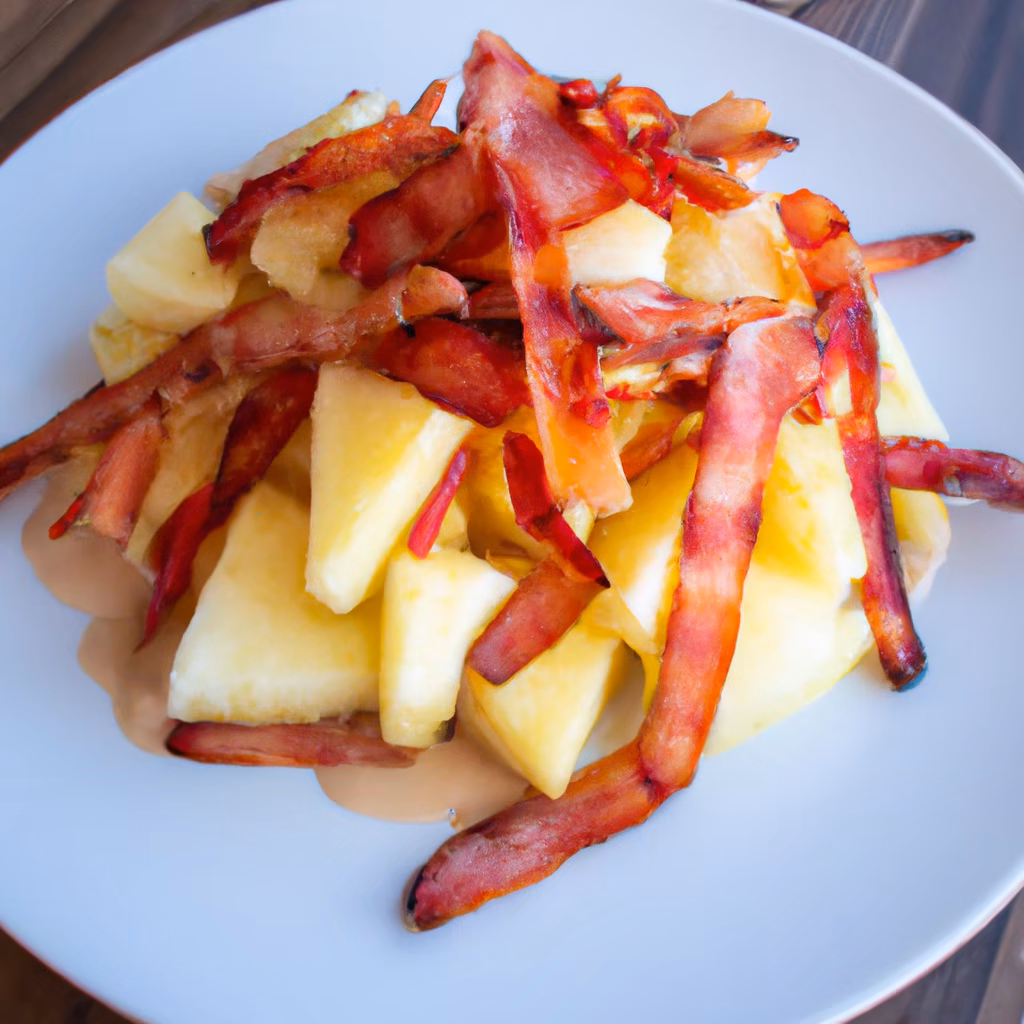 Pineapple Bacon Apple Salad