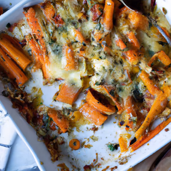 Cheesy Carrot Bake