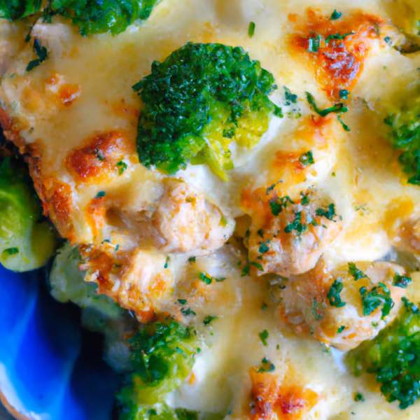 Cheesy Chicken and Broccoli Bake