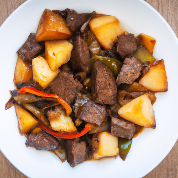 Beef and Potato Stir Fry
