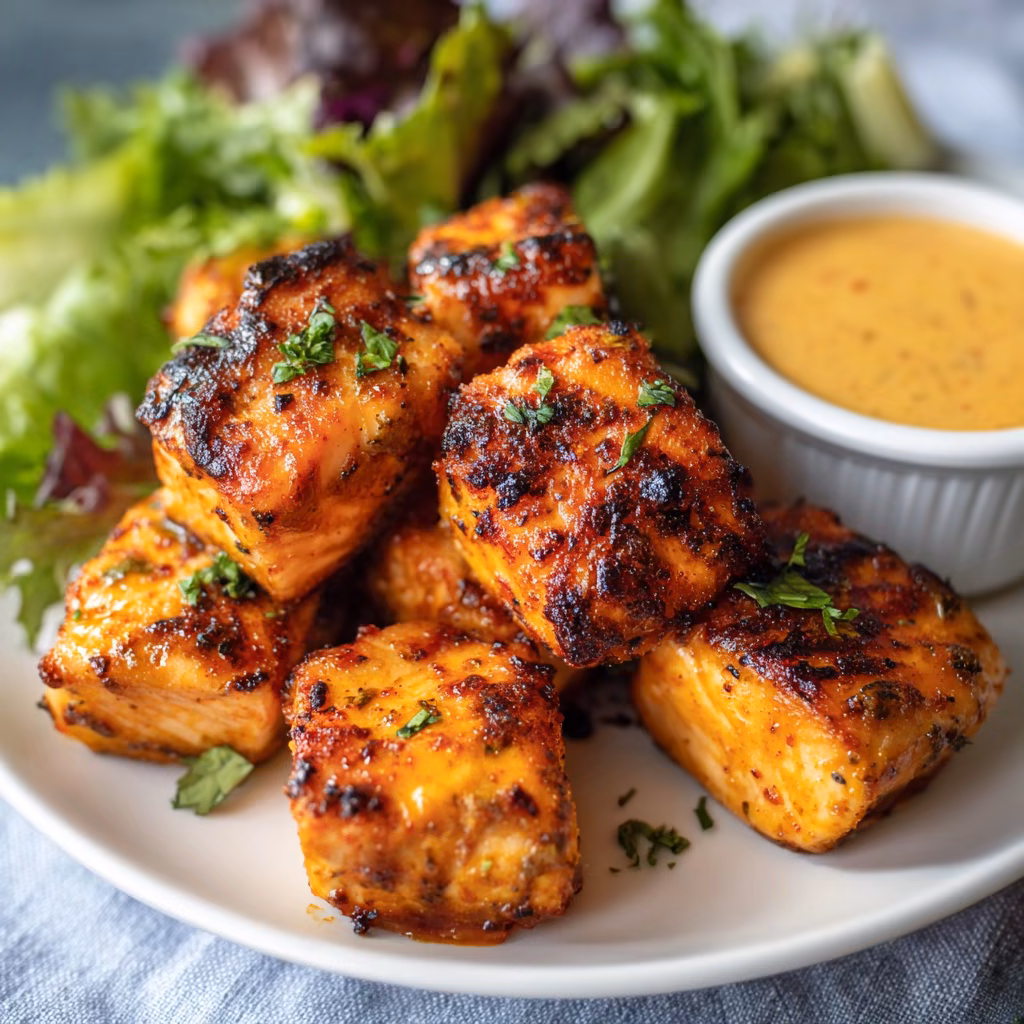 Air Fryer Salmon Bites