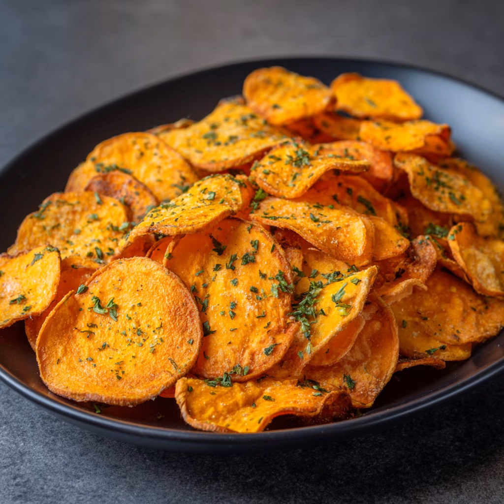Air Fryer Sweet Potato Chips
