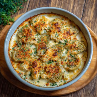 Artichoke Hearts Gratin