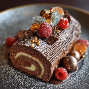 Perfect Chocolate Yule Log