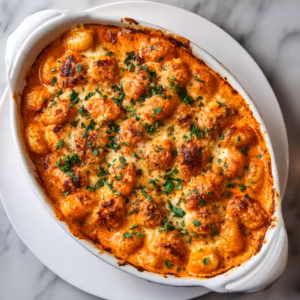 Vodka Sauce Baked Gnocchi