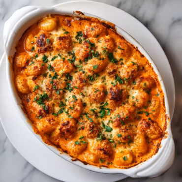 Vodka Sauce Baked Gnocchi