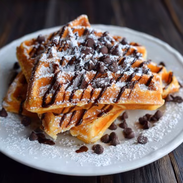 Chocolate Chip Belgian Waffles