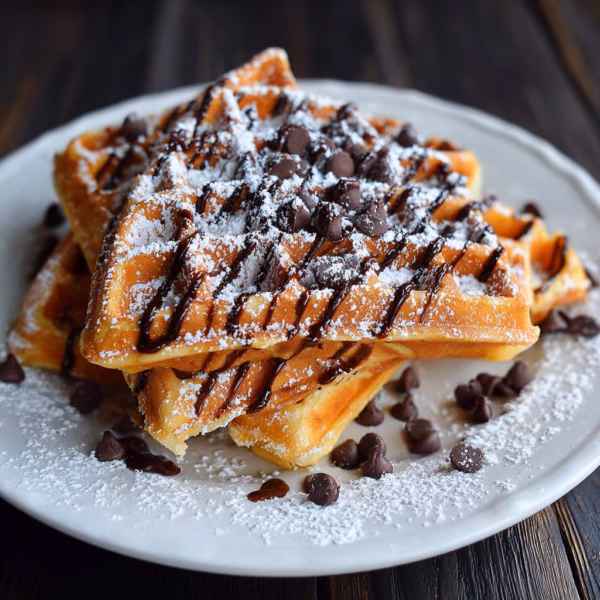 Chocolate Chip Belgian Waffles