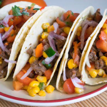Beef and Bell Pepper Tacos