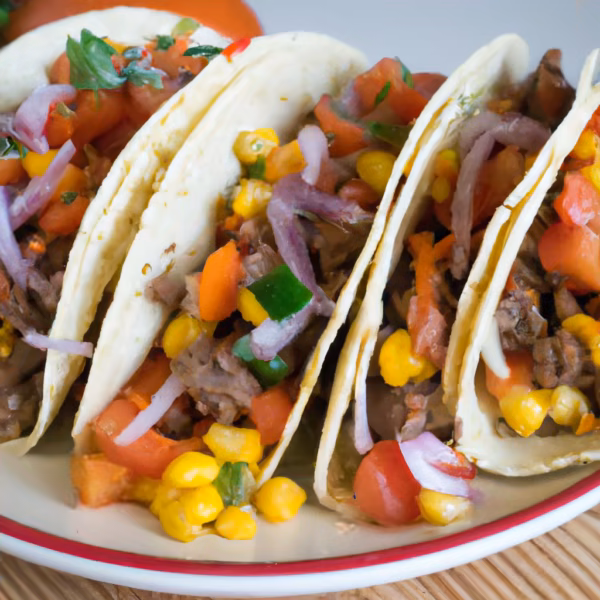 Beef and Bell Pepper Tacos