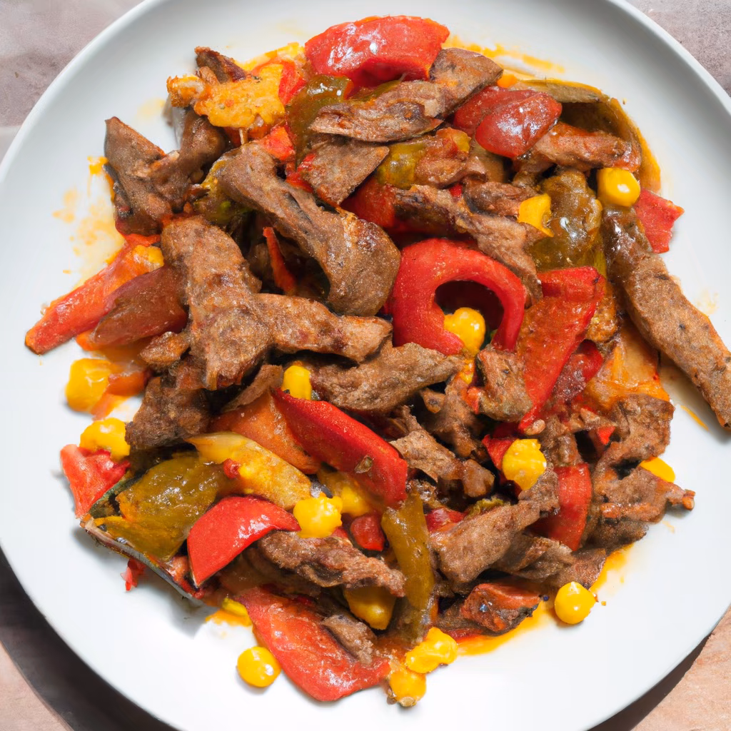 Spicy Beef and Bell Pepper Stir-Fry