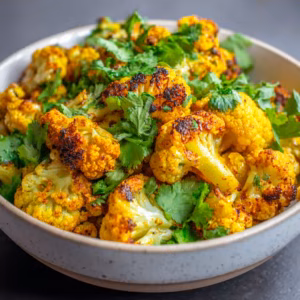 Curry Roasted Cauliflower