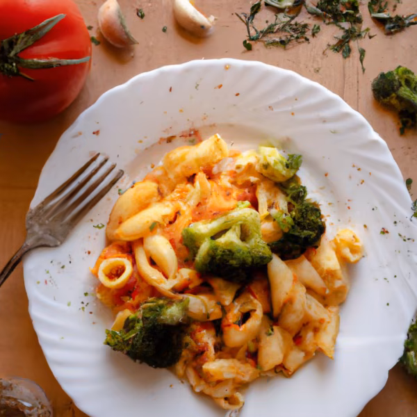 Cheesy Broccoli and Tomato Pasta