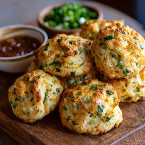 Cheddar Spring Onion Biscuits