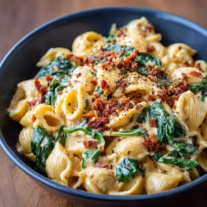 Creamy Tuscan Vegan Pasta