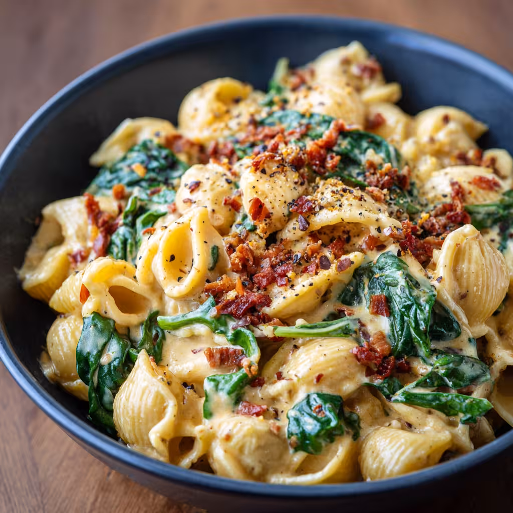 Creamy Tuscan Vegan Pasta