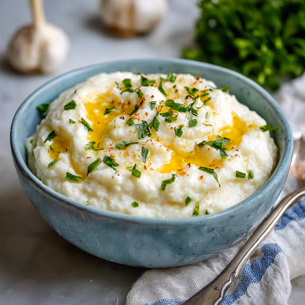 Garlic Mashed Cauliflower