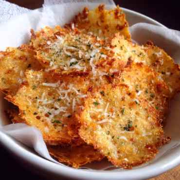 Homemade Parmesan Crisps