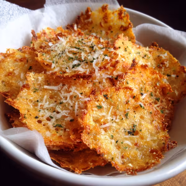 Homemade Parmesan Crisps