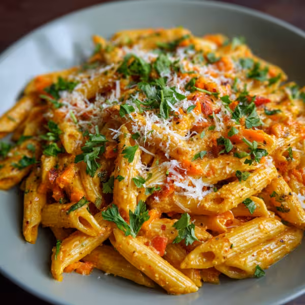 Pasta with Carrots and Cheese