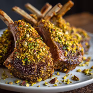 Pistachio-Crusted Lamb Chops