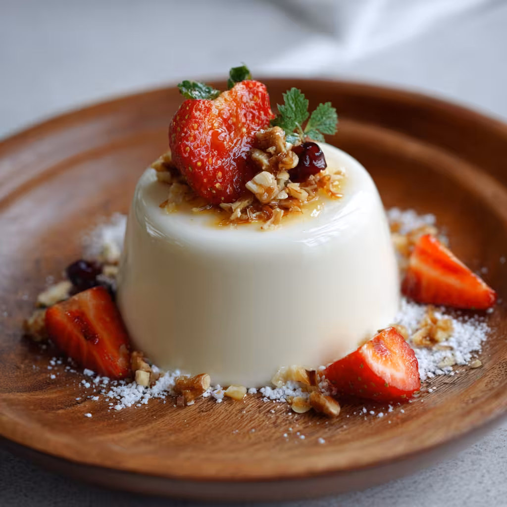 Vanilla Yoghurt Panna Cotta