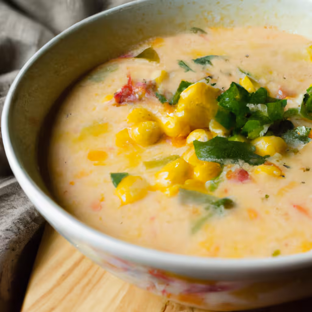 Corn and Kimchi Buttermilk Soup