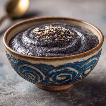 Black Sesame Pudding