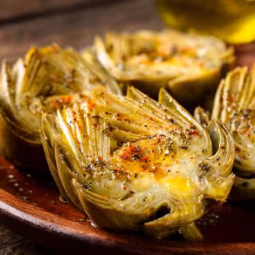 Easy Baked Artichokes