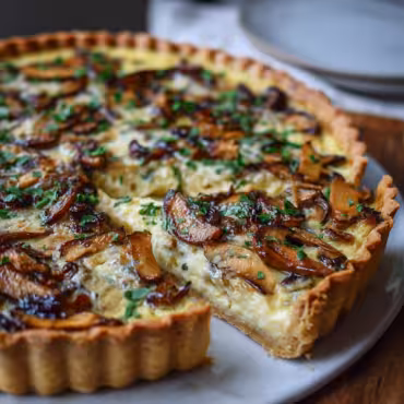 French Mushroom Tart