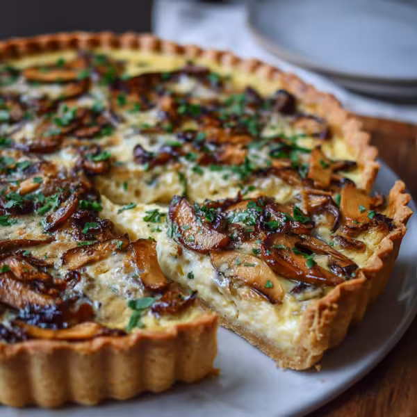 French Mushroom Tart
