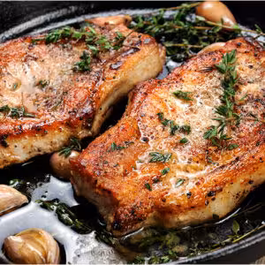 Garlic Butter Pork Chops
