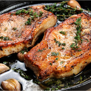Garlic Butter Pork Chops