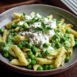 Pea and Ricotta Pasta